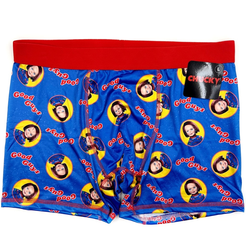 Chucky Doll Boxer Briefs Mens Large Underwear Horror Scary Movie 80s Fun Gift